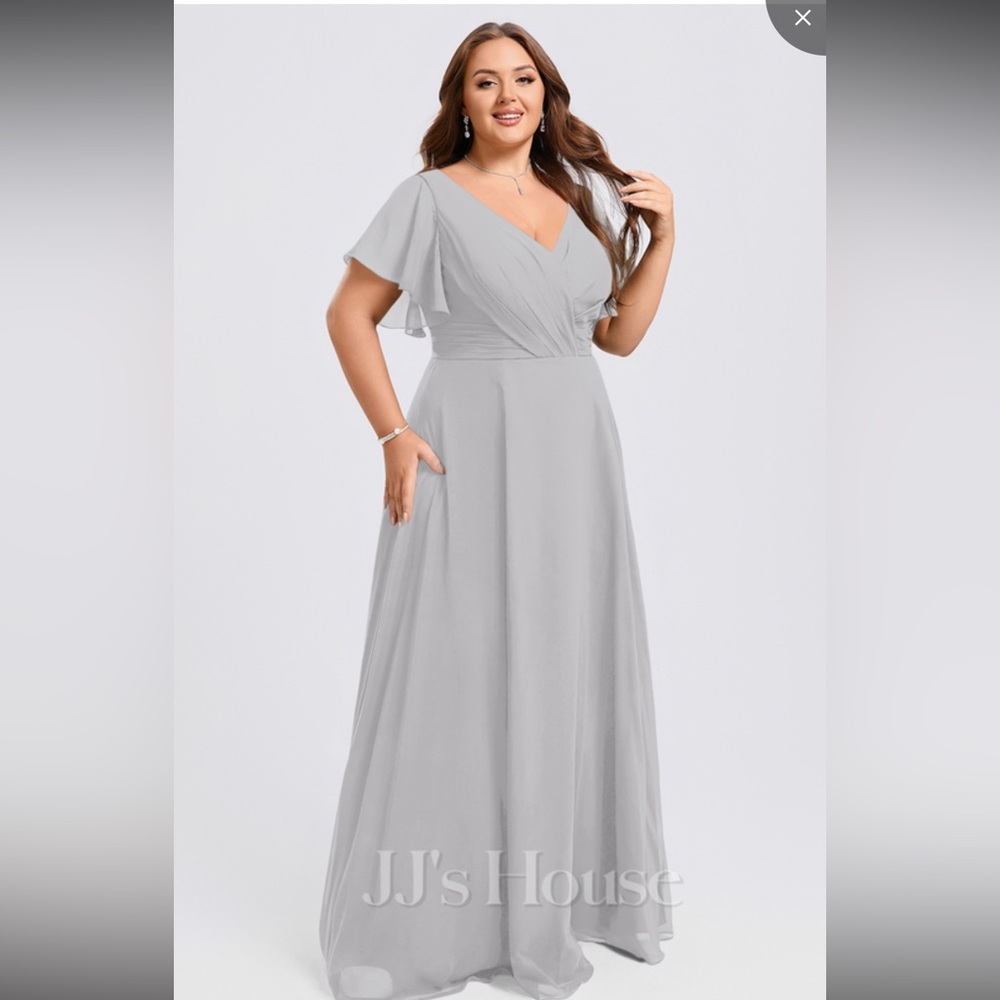JJs House Light Gray Maxi Dress